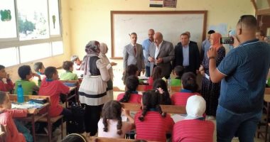 سكرتير عام محافظة الجيزة يتفقد مدارس إدارة الهرم التعليمية.. صور