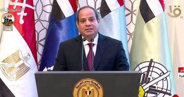 الرئيس السيسي: قادرون على تجاوز الأزمة الاقتصادية العالمية بالجهد والعمل