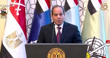 الرئيس السيسي: "فاكر كويس كل مقالة وكل حدث خلال فترة 67" 