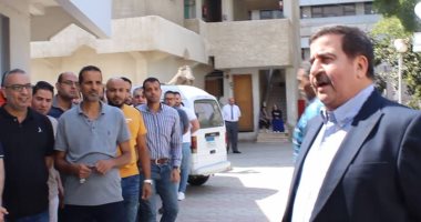تجربة طوارئ وإخلاء لسيناريو حدوث حريق بالشركة القابضة للمطارات.. صور