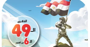 الذكرى الـ49 لانتصارات 6 أكتوبر فى كاريكاتير اليوم السابع
