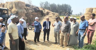 وفد من أكاديمية البحث العلمى ينظم زيارة ميدانية للحقول الإرشادية بالدقهلية