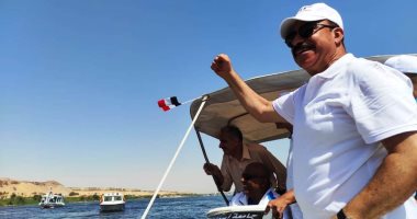 بعد توقف دام 40 عاما.. انطلاق بطولة الصعيد لسباحة المياه المفتوحة.. 120 سباحا من مختلف المحافظات يشاركون فى سباق النيل .. ومحافظ أسوان: البطولة ضمن احتفالات الذكرى الـ 49 لانتصارات أكتوبر.. صور