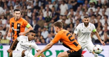 ريال مدريد يعاقب شاختار بهدفين برازيليين بالشوط الأول في دوري أبطال أوروبا