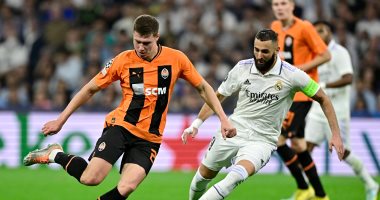 شاختار ضد الريال.. الملكى يتأخر 0-1 فى الدقيقة 46 بدوري الأبطال "فيديو"