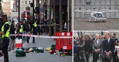 العالم هذا المساء.. حمام دم فى شوارع لندن.. طعن 3 أشخاص حاولوا منع سرقة هاتف أحد العمال.. "التاكسى الطائر" ينطلق فى أول رحلة تجريبية بإيطاليا.. والأميرة شارلين أنيقة بجاكيت من "لويس فيتون" فى أسبوع موضة باريس