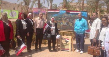 آثار جامعة أسوان تشارك فى احتفالات اكتوبر بمعرض فنى وأعمال ترميم 