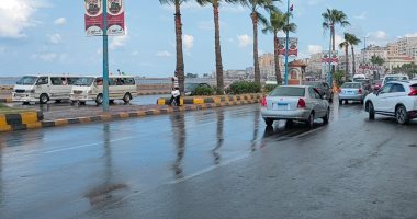 بشائر الشتاء.. هطول أمطار خفيفة على الإسكندرية