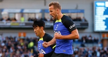 توتنهام يفوز على برايتون بهدف هارى كين في الدوري الإنجليزي.. فيديو
