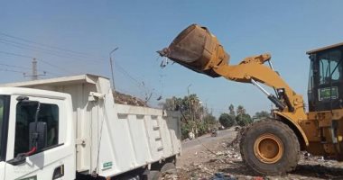 وحدة التدخل السريع بالشرقية ترفع 13 طن قمامة وردش ومخلفات