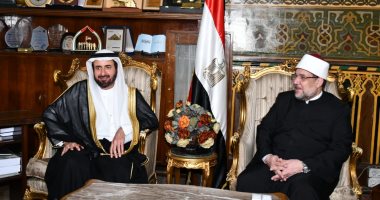 وزير الأوقاف يستقبل وزير الحج والعمرة السعودي.. صور