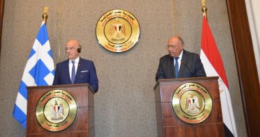 وزير الخارجية: حكومة الوحدة الليبية منتهية الولاية ولا يحق لها توقيع اتفاقيات.. شكرى: ندعو الأمم المتحدة لموقف واضح إزاء عدم شرعية حكومة "الدبيبة".. وزير خارجية اليونان: أثينا ملتزمة بالدفاع عن حقوقها بكل السبل