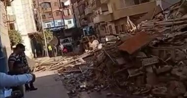 إصابة 6 أشخاص فى انهيار منزل بملوى بالمنيا