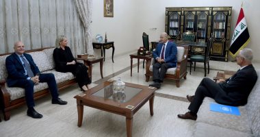 الرئيس العراقى يبحث مع المبعوثة الأممية تطورات الأزمة السياسية فى البلاد