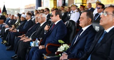 الرئيس السيسي من كلية الشرطة: "كل الاحترام والمحبة لأسر الشهداء".. صور
