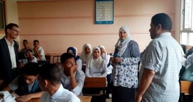 جولة تفقدية بمدارس الصف لمتابعة انتظام العملية التعليمية.. صور