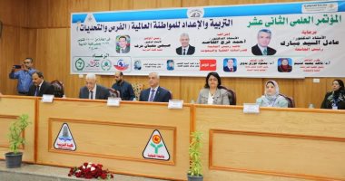 رئيس جامعة المنوفية يشهد انطلاق فعاليات المؤتمر الـ12 لكلية التربية 