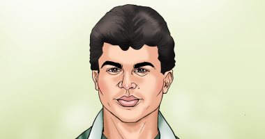 احتفالا بعيد ميلاده.. ألبومات الهضبة عمرو دياب فى كاريكاتير اليوم السابع