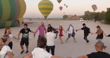 تحليق 47 رحلة بالون طائر فى سماء غرب الأقصر على متنها 940 سائحا من حول العالم