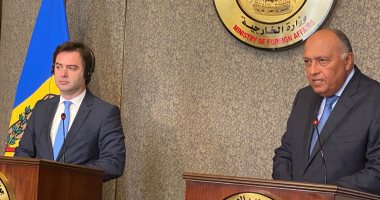 وزير الخارجية: توقيع ثلاث مذكرات تفاهم مع مولدوفا بينها آلية للتشاور السياسى.. شكرى: رؤساء الدول والحكومات سيشاركون فى الشق رفيع المستوى لـCOP27.. و"بوبيسكو": نعانى أزمة كبيرة فى إمدادات الكهرباء والغاز