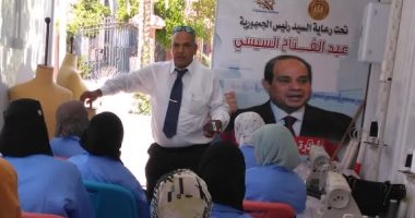 القوى العاملة: متابعة التدريب المهنى بوحدة التدريب المتنقلة بجنوب سيناء
