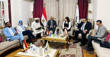 تنسيقية شباب الأحزاب تبحث فرص التعاون التجارى مع وفد من دولة "تشاد"
