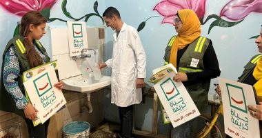 مياه الجيزة تعقد ندوات توعوية بقرى مبادرة حياة كريمة فى مركز أطفيح