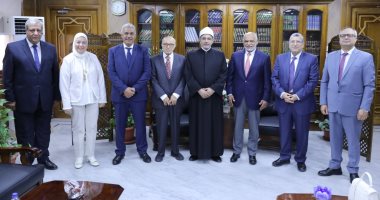 وفد المنظمة الإسلامية للعلوم الطبية لبحث آفاق التعاون يزور جامعة الأزهر