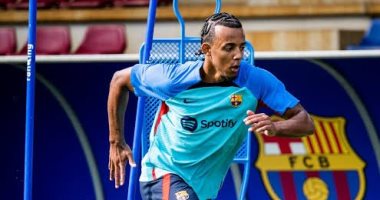 كوندى يشارك فى مران برشلونة وارتفاع أسهمه للحاق بكلاسيكو ريال مدريد