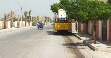 استمرار حملات النظافة والتشجير بقرى مراكز أبوتيج وأبنوب والبدارى بأسيوط.. صور