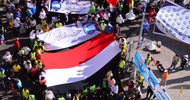أعلام مصر تزين الماراثون الرياضى.. افتتاح مقرات جديدة فى دورى حزب مستقبل وطن