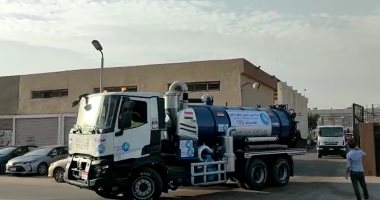 نشر معدات الصرف الصحى بالقاهرة الكبرى تحسباً لسقوط أمطار.. فيديو