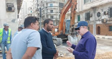 رئيس الصرف الصحى بالإسكندرية يتفقد تمركزات السيارات استعدادا للأمطار