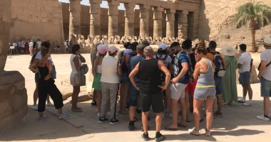إقبال مميز من الأفواج السياحية على معابد الأقصر قبل الموسم السياحى الشتوى