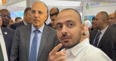 وزير الرى يفتتح المعرض الدولى للمياه.. صور