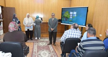 افتتاح البرنامج التدريبى للعاملين بجامعة قناة السويس