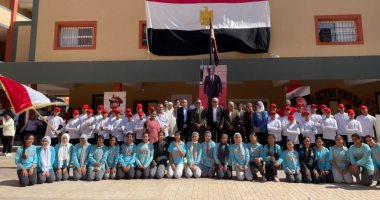 محافظ الإسماعيلية يفتتح أعمال الصيانة بمدرسة الطائف 