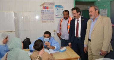 قافلة جامعة طنطا تقدم الرعاية الطبية لـ 1412 مواطناً بمركز بسيون