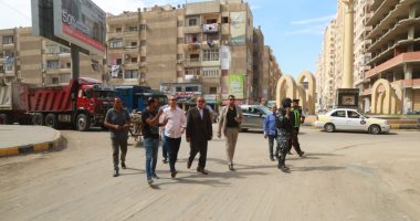 محافظ كفر الشيخ يتفقد الأعمال الجارية في حي ومحور الـ47 و 4 ميادين جديدة