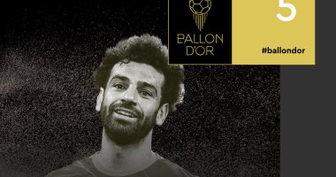 محمد صلاح يتفوق على مبابى ويحتل المركز الخامس فى ترتيب الكرة الذهبية