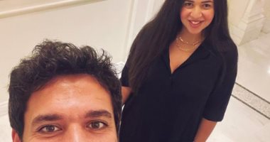 إيمي سمير غانم وحسن الرداد فى أحدث صورة لهما معا