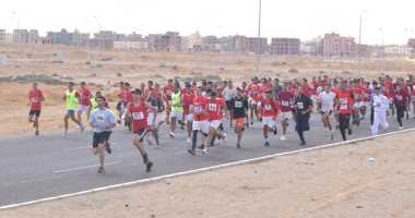 جامعة مدينة السادات تنظم "ماراثون جرى" تحت شعار "شباب الجمهورية الجديدة"