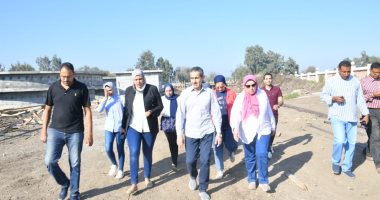 محافظ الغربية يتفقد مشروعات المبادرة الرئاسية بخمس قرى 