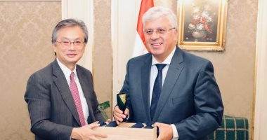 وزير التعليم العالى يبحث سبل دعم التعاون المشترك مع سفير اليابان بالقاهرة