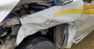 إصابة 4 أشخاص فى تصادم 3 سيارات على طريق رافد جمصة فى الدقهلية