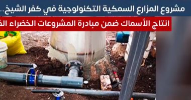 مزارع سمكية تكنولوجية.. مشروع فائز ضمن مبادرة المشروعات الخضراء الذكية .. فيديو