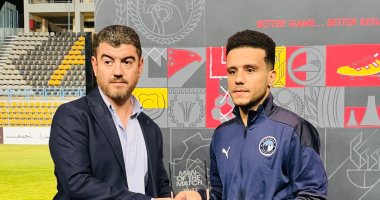 مصطفى فتحى رجل مباراة بيراميدز وإنبى