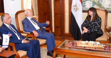 وزيرة الهجرة تستقبل رئيس الجمعية الدولية لطب القلب الوقائى بالولايات المتحدة