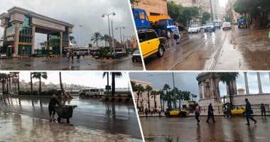 أرقام تلقى شكاوى تراكم مياه الأمطار وانقطاع المياه والكهرباء بالإسكندرية