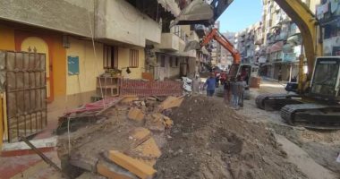 حملة لإزالة التعديات والمخالفات للحفاظ على المظهر الحضارى فى بورسعيد